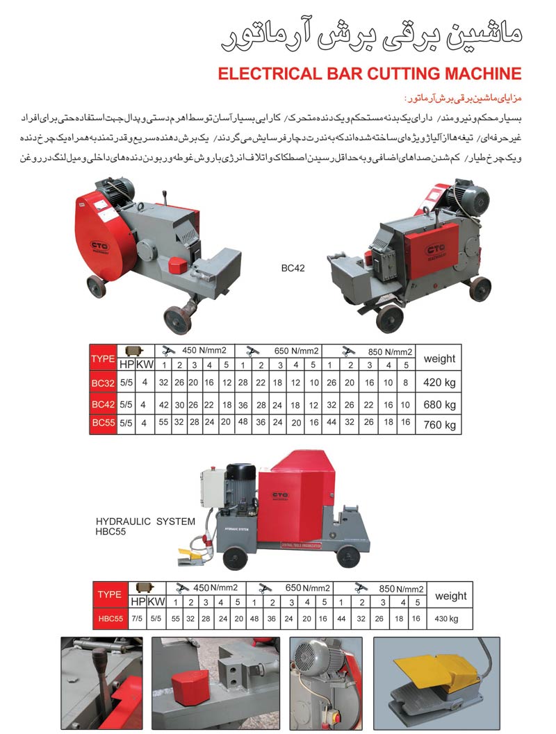 Electrical Bar Cutting Machine